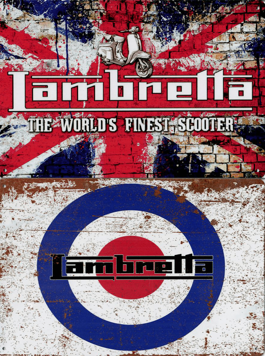 2 Pack Lambretta - Old-Signs.co.uk